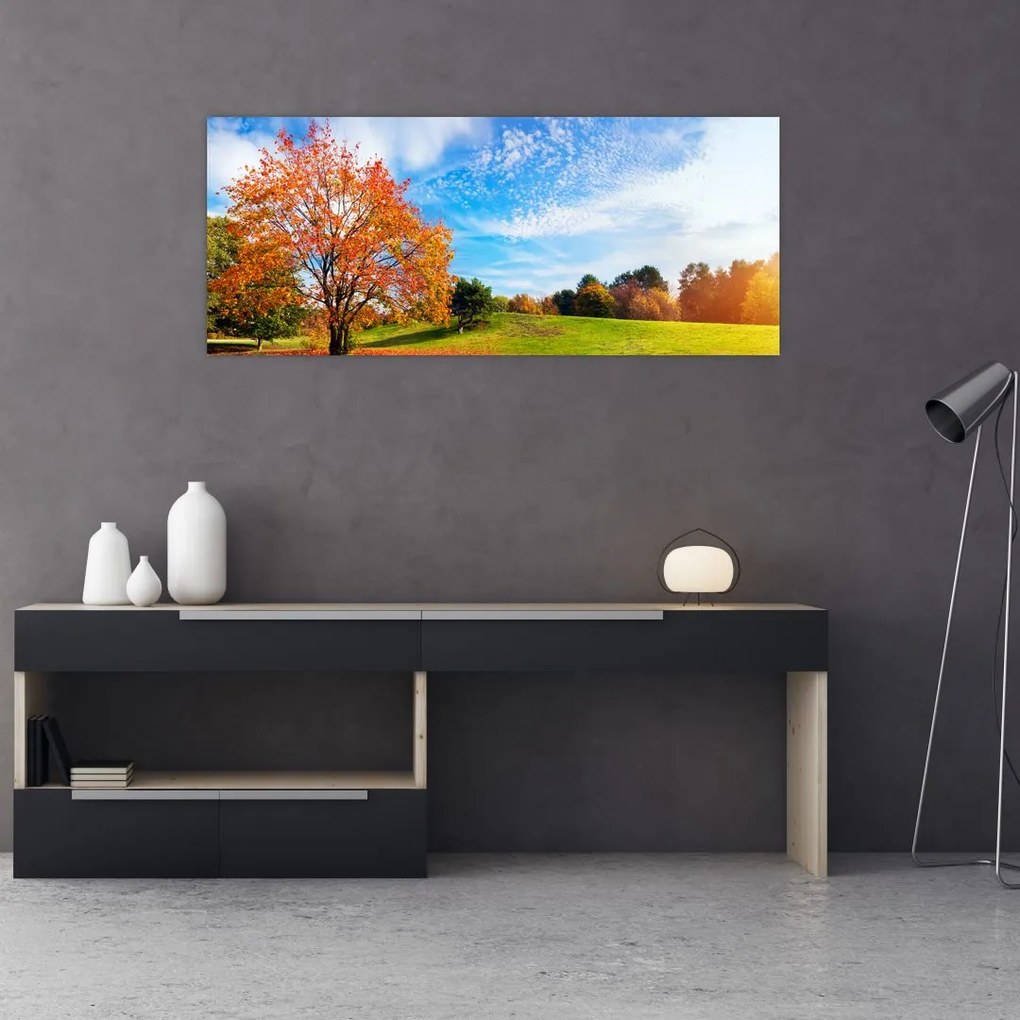 Tablou - Peisaj de toamnă (120x50 cm)