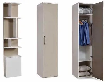 Set pat rabatabil dublu cu canapea, biblioteca Royal (50 cm), biblioteca Royal cross(24 cm) si dulap Royal (50 cm) - ROYAL COMBI (150X200)