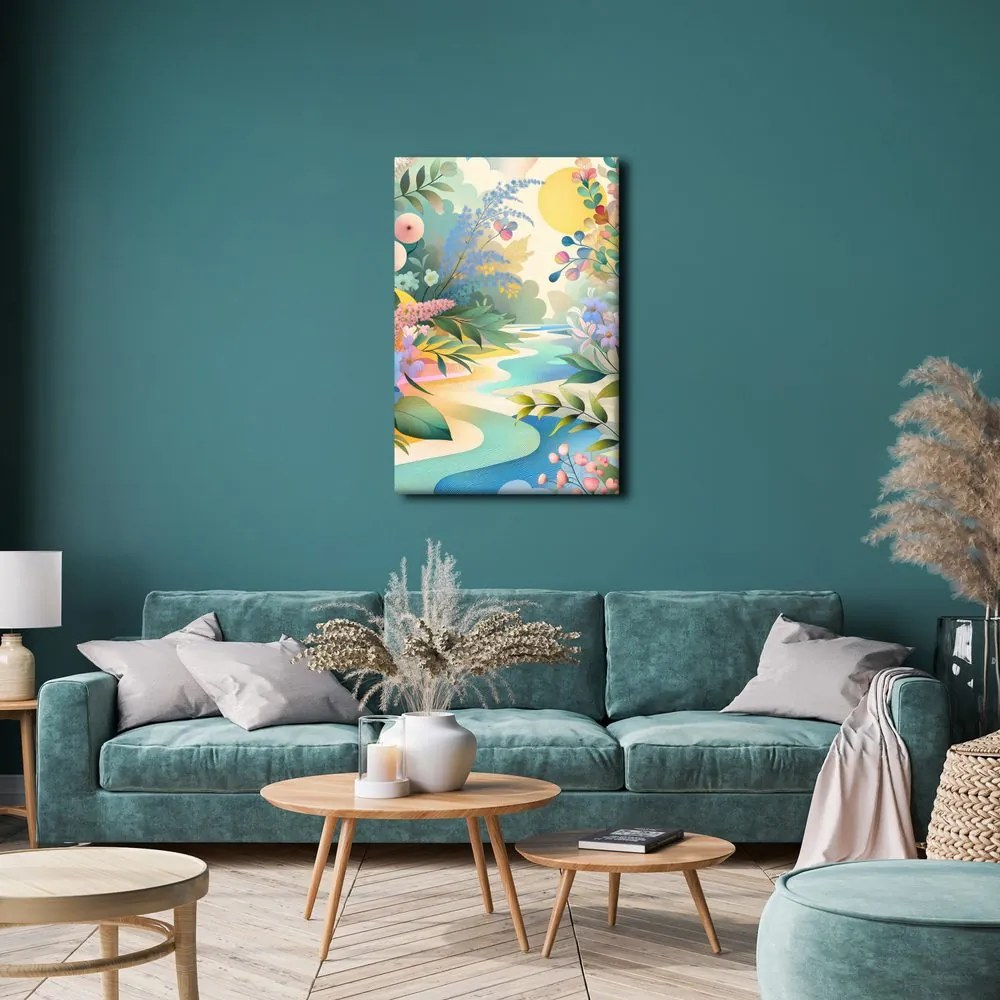 Tablou peisaj floral