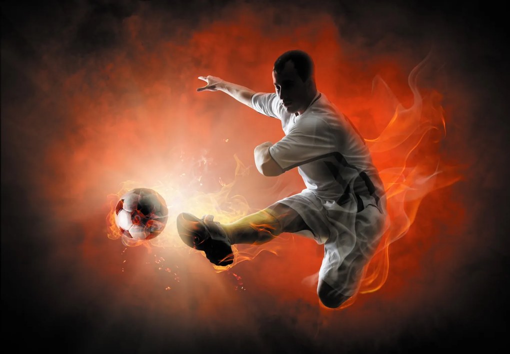Fototapet - Jucător de fotbal (147x102 cm)