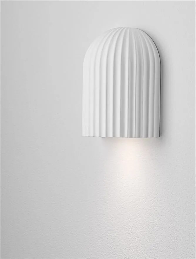 Aplica ambientala decorativa Ghips, AMMOS alba