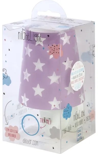 Dalber D-81215L - Lampa de veghe LED STARS 1xE14/0,5W/230V