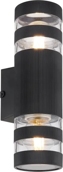 Globo 78260S - Aplica de perete HAYES 2xE27/10W/230V, neagră