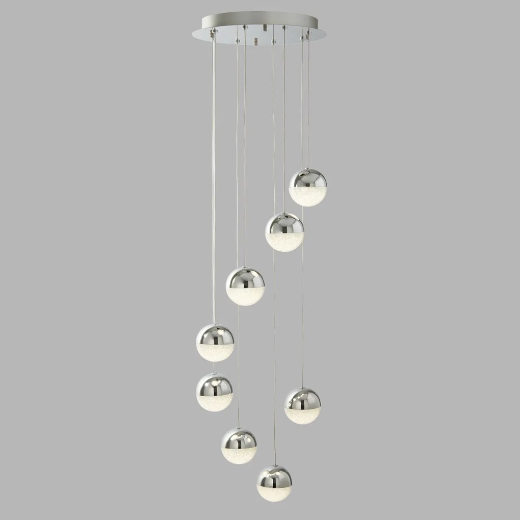 Lustra LED design modern 35cm Marbles 8L 5848-8CC SRT