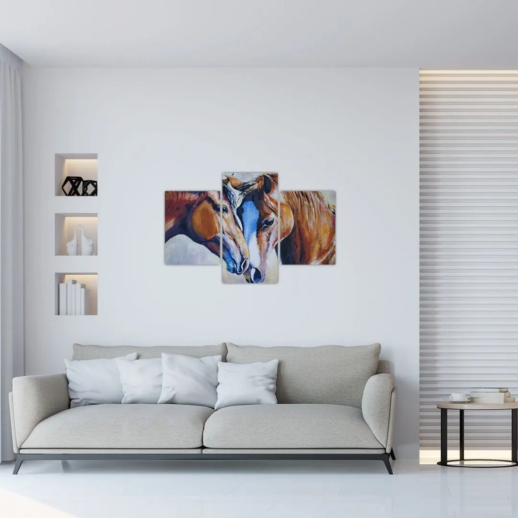 Tablou - Caii îndrăgostiți (90x60 cm)