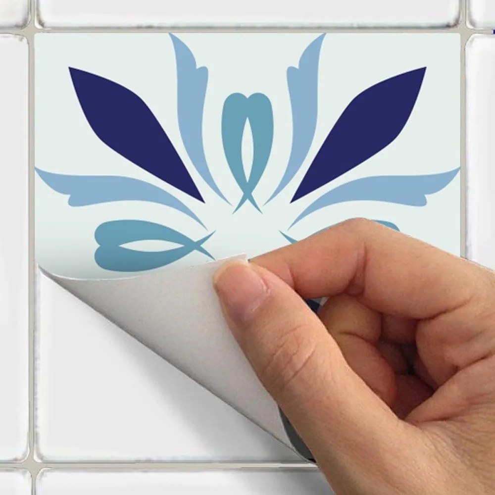 Set 30 autocolante Ambiance Madeira, 15 x 15 cm