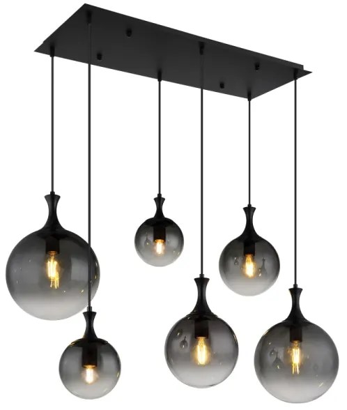 Lustră pe cablu Globo 15885-6H DALTON 6xE27/10W/230V