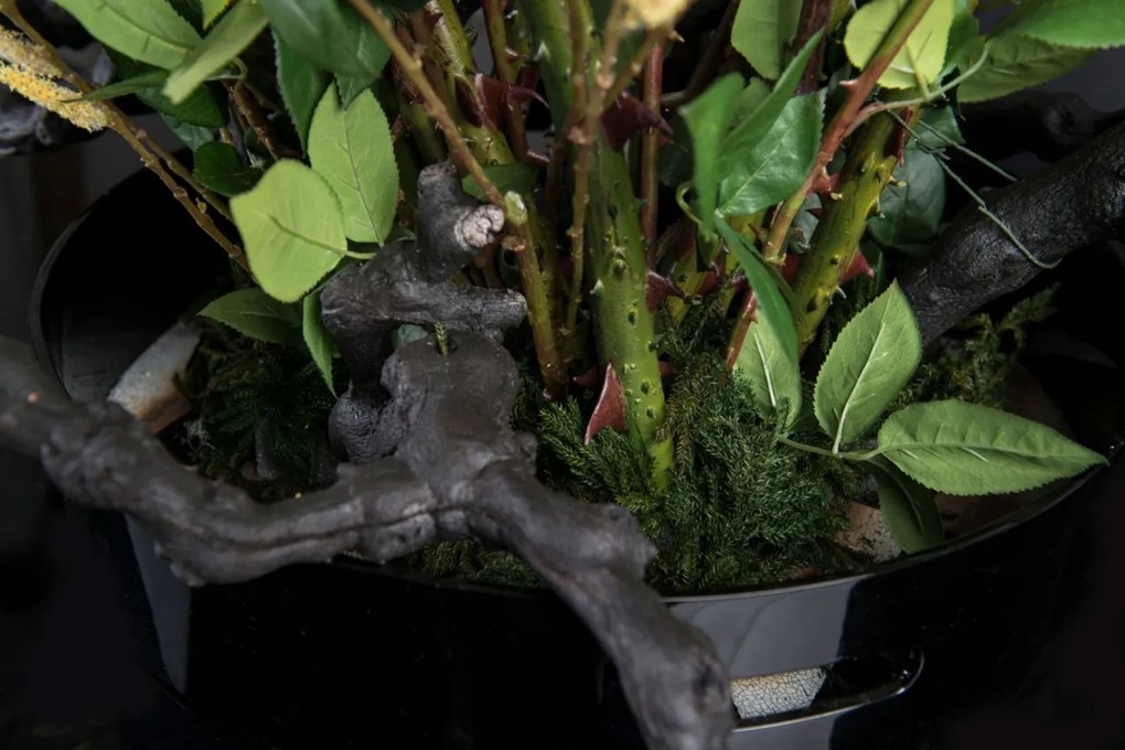 Aranjament floral mare ROSE SCULPTURE TRAY, H-115cm