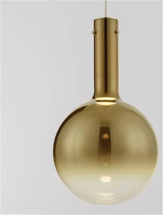 Pendul, Lustra design modern Entero auriu