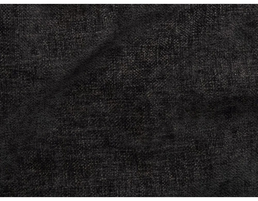 Canapea neagră 224 cm Bergamo – Cosmopolitan Design