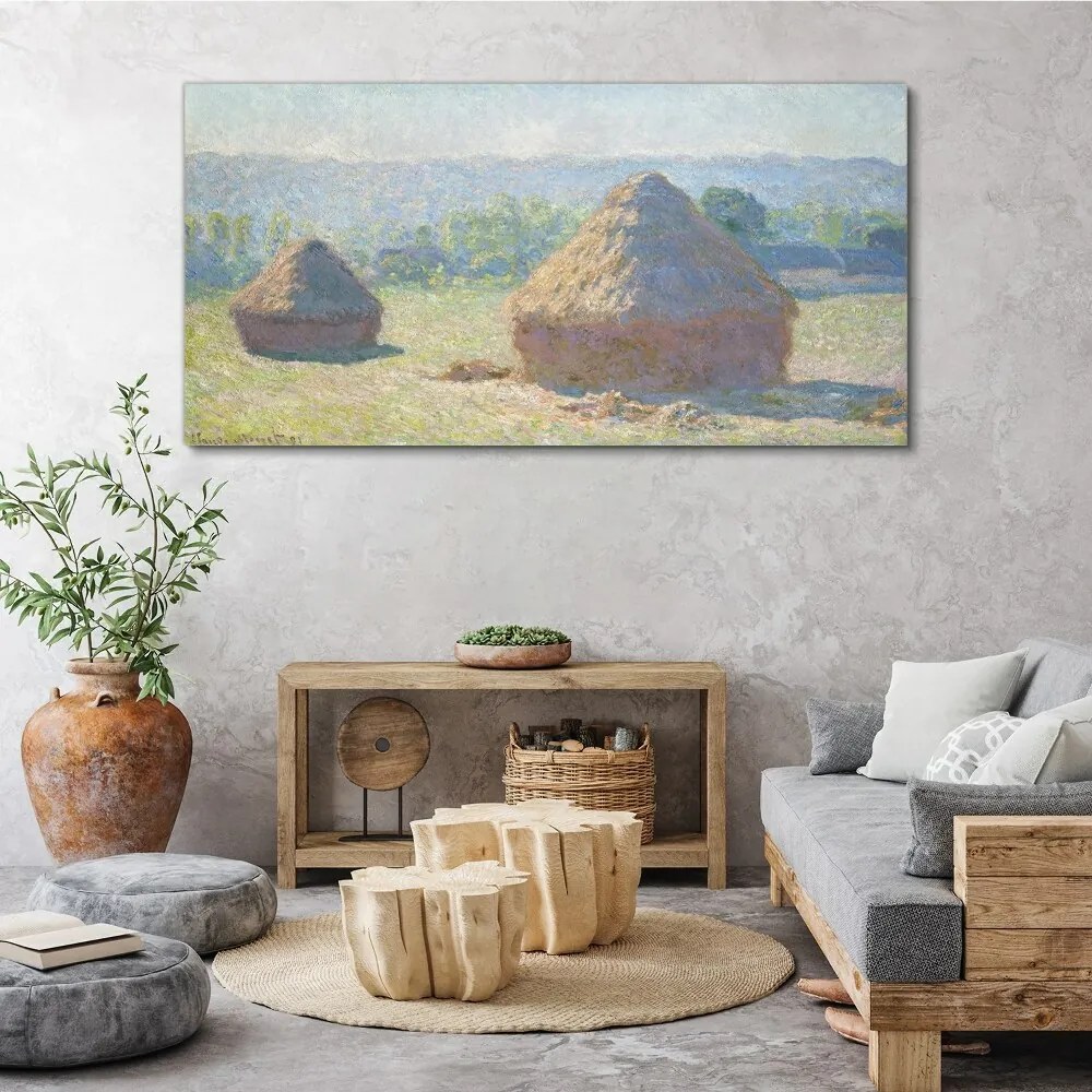 Tablou canvas Monede de fân de la sfârșitul verii
