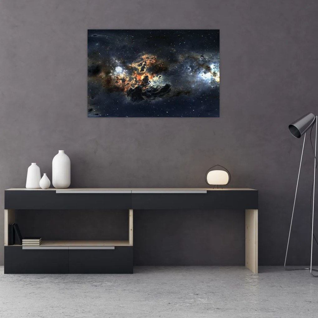 Tablou - Universul cu Nebula (90x60 cm)