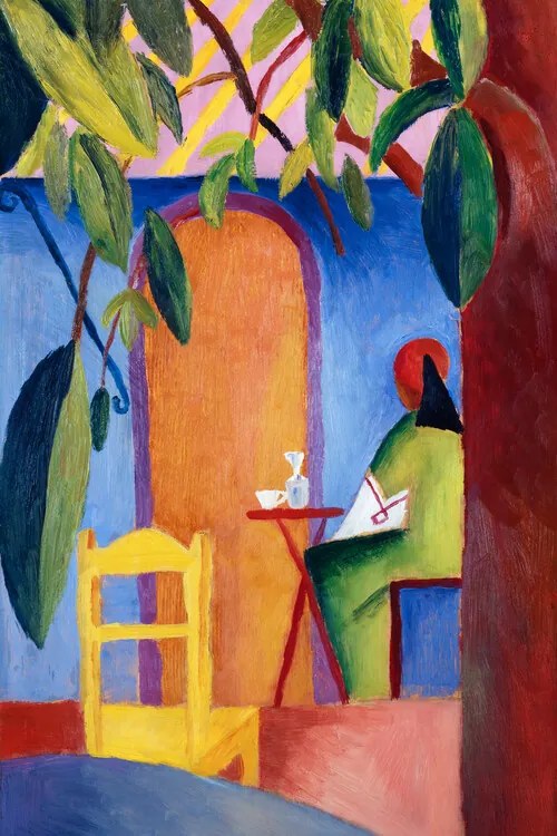 Reproducere Turkish Cafe No.2, August Macke