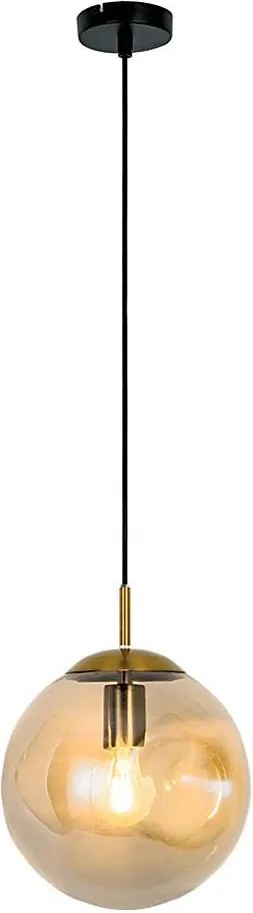 Lustră suspendată pe cablu OSCAR, 1xE27/40W/230V, bej fumuriu