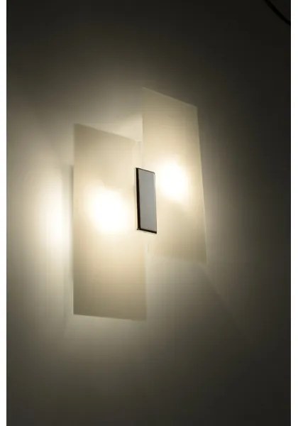 Aplică perete FABIANO 2xE27/60W/230V alb/crom