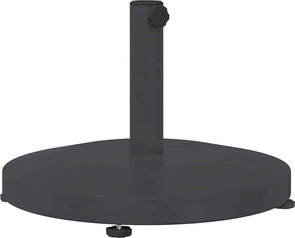 vidaXL Bază pentru umbrelă Gri închis 48 x 48 x 32 cm