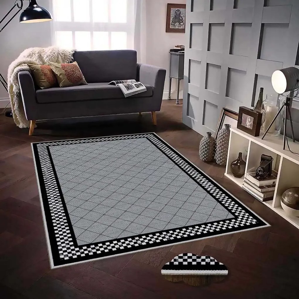 Covor Celesst gri, 80x150