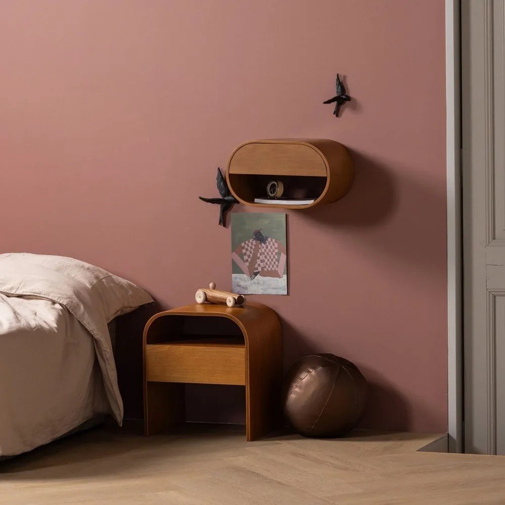 Raft în culoare naturală etajat 39 cm Momo – WOOOD