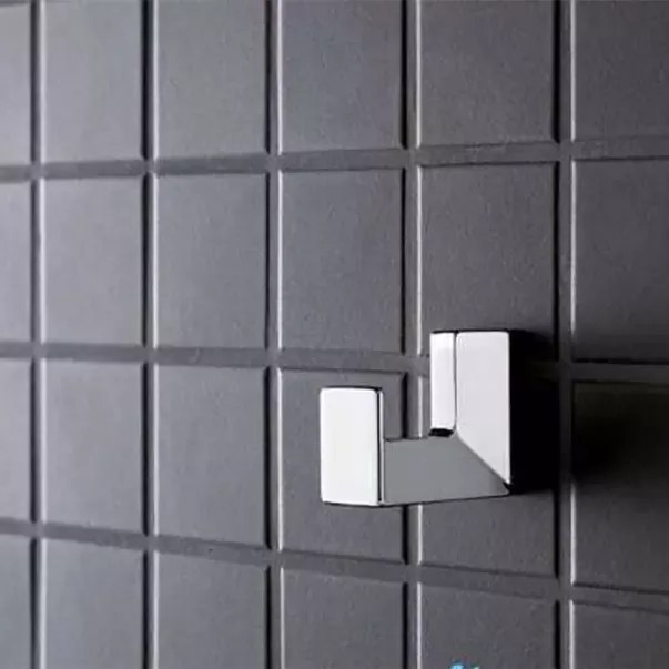 Cuier simplu Grohe Selection Cube crom lucios