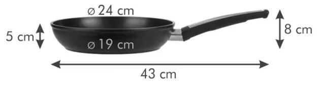 Tescoma Tigaie i-PREMIUM, 24 cm, 24 cm