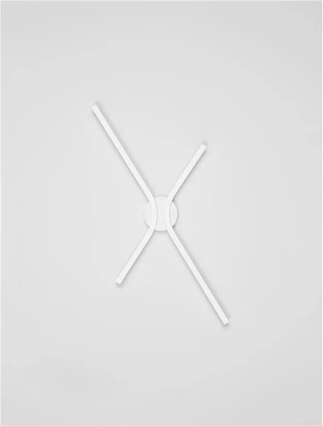 Aplica de perete LED CCT design modern AKRO alb