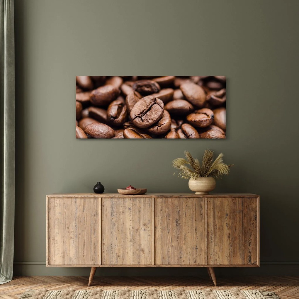 Tablou - Boabe de cafea (120x50 cm)