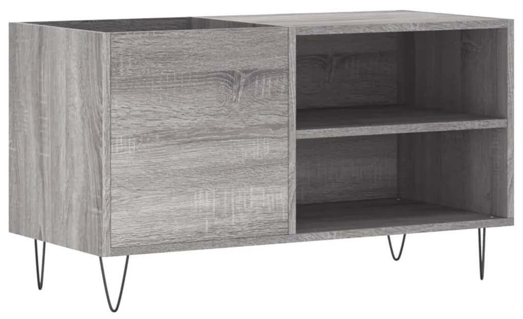 vidaXL Dulap pentru discuri gri sonoma 85x38x48 cm lemn prelucrat
