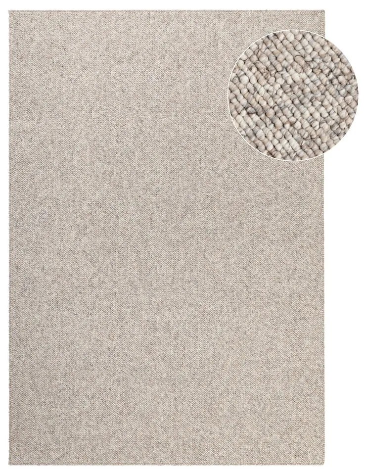 Covor gri/crem lavabil 120x170 cm Rocco Dark Cream – Elle Decoration