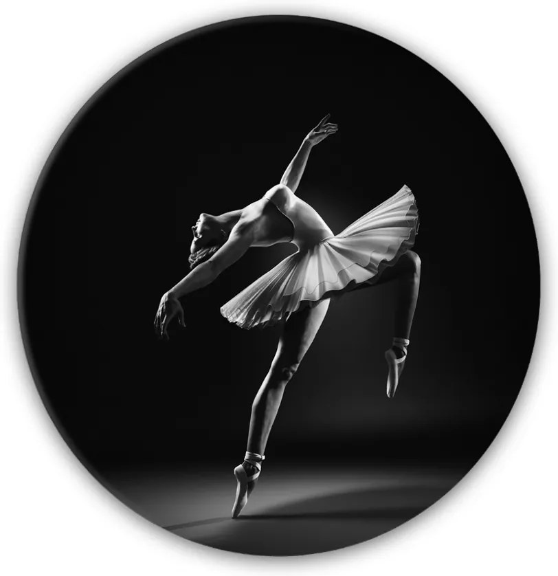 Styler Tablou pe sticlă - Ballerina | Dimensiuni: 70x70 cm