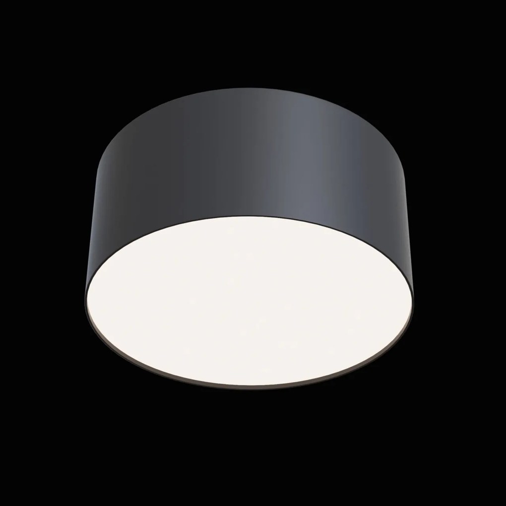 Plafoniera LED design tehnic ZON negru MYC032CL-L12B4K
