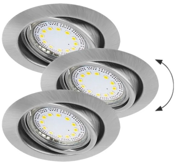 Rabalux 1166 - Set de 3 spoturi LED încastrate LITE, 3x GU10/3W/230V