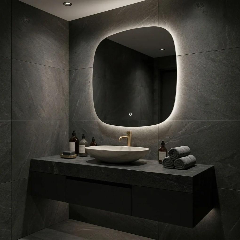 Oglindă LED 70x70cm TOP