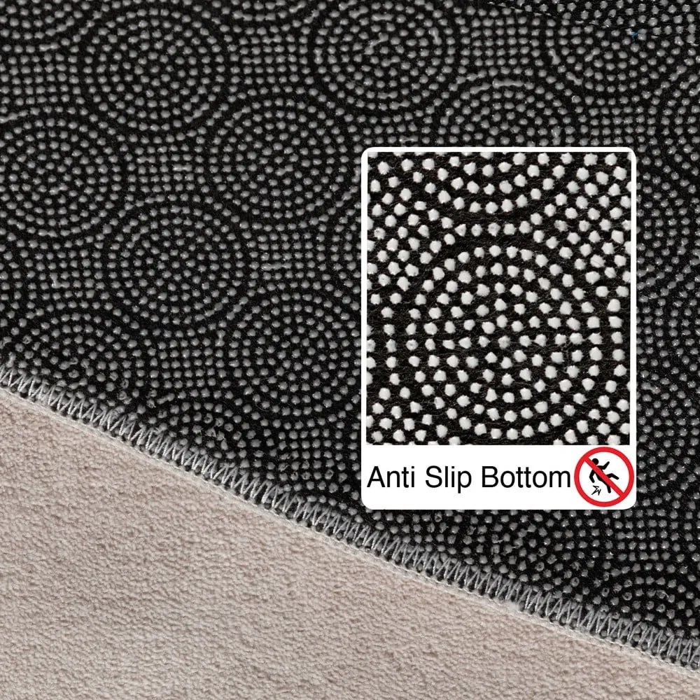 Covor crem lavabil rotund ø 120 cm Sky – Ayyildiz Carpets