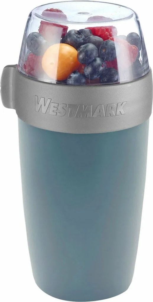 Cutie pentru gustări din două piese Westmark, 700ml, albastru, S