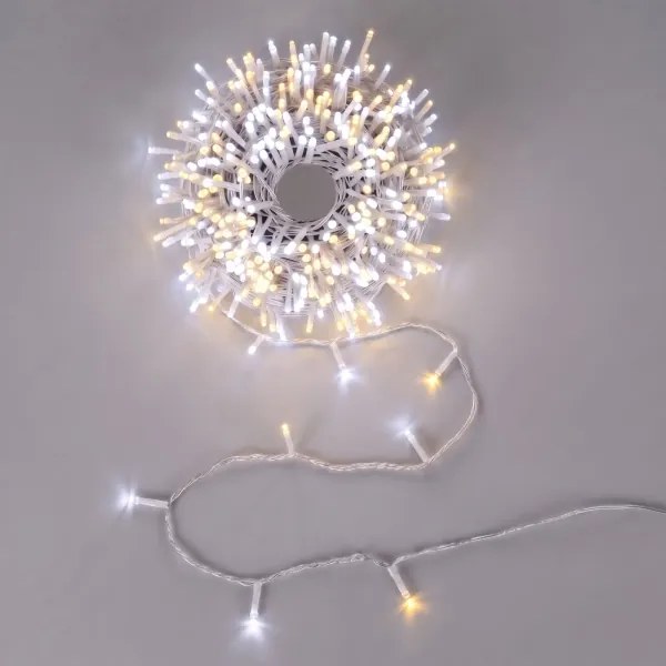 Aigostar - LED instalație luminoasă de Crăciun pentru exterior 400xLED/8 funcții 43m IP44 alb cald/alb rece