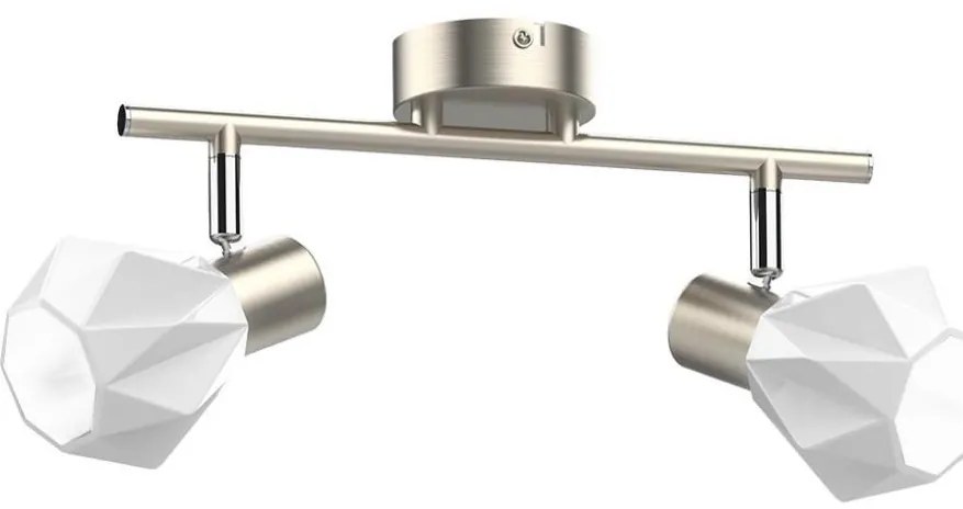 Spot de perete Prezent 27510 METIS 2xE14/40W/230V crom mat