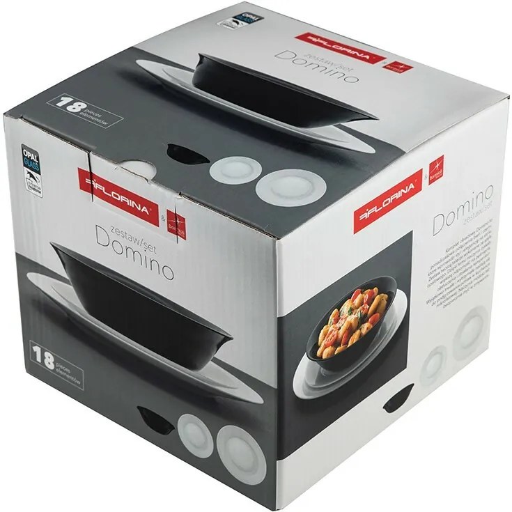 Set de masă Florina Domino, 18 piese