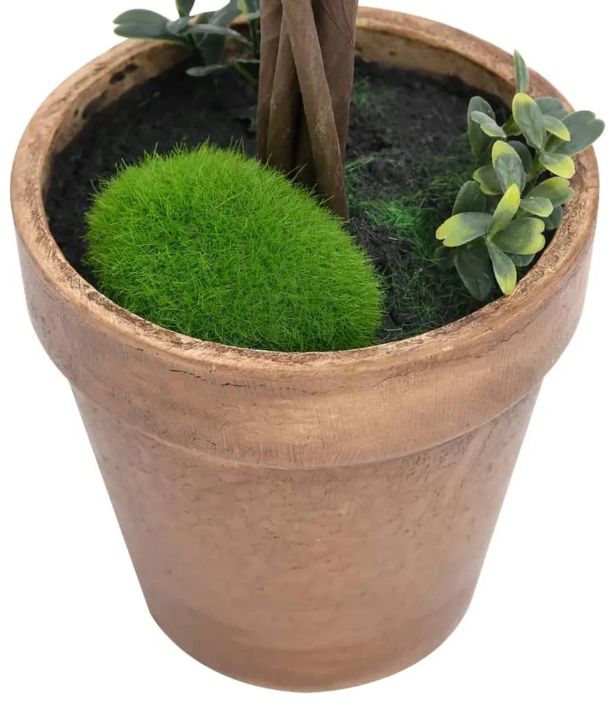 Plante artificiale cimisir cu ghiveci, 2 buc. verde 41 cm minge 2, 11.5 x 41 cm