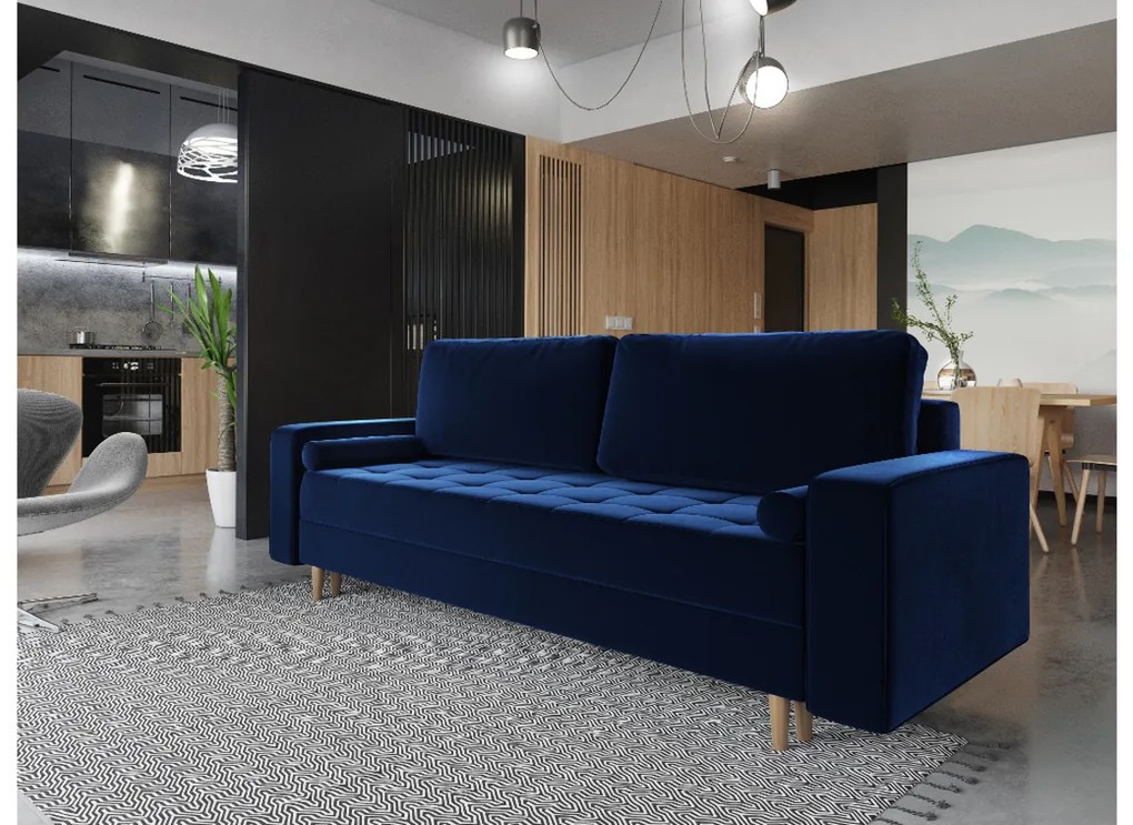 Supermobel Canapea extensibilă tapițată PRIMA, 238x90x91, itaka 48
