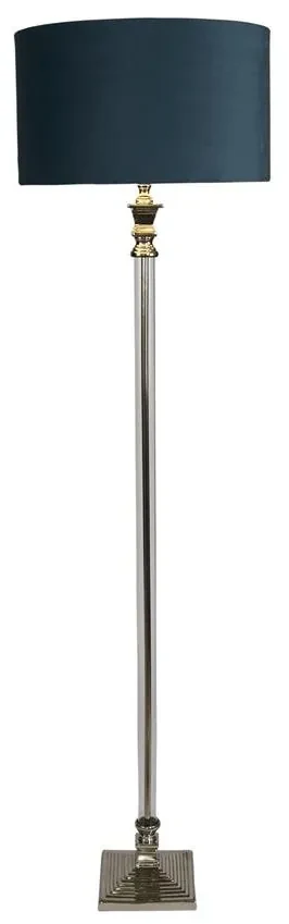 Lampadar/Lampa de podea design lux elegant Belle crom/teal