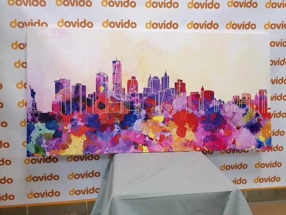 Tablou New York în design de acuarelă