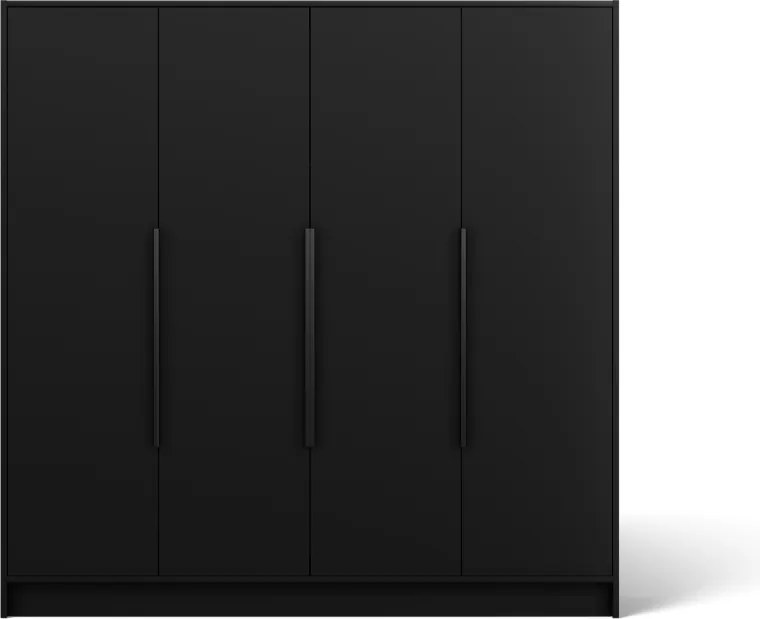 Dulap Palladio Hinged – 200x51x200 cm – Negru – Palladio 200 Hinged Dulap – Varianta 1