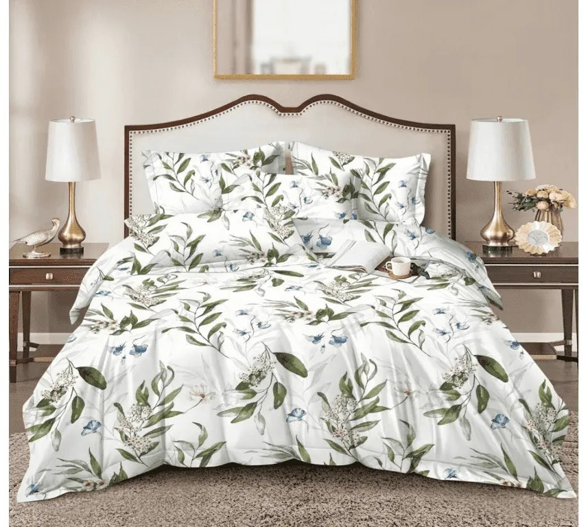 Lenjerie de pat din microfibra KARDA albă Dimensiune lenjerie de pat: 70 x 90 cm | 140 x 200 cm