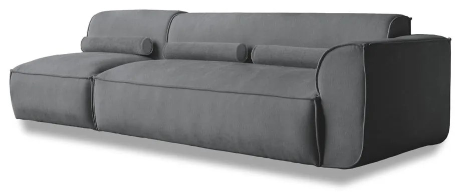 Șezlong modular gri (cu colț pe partea dreaptă) Flex Felix – Miuform