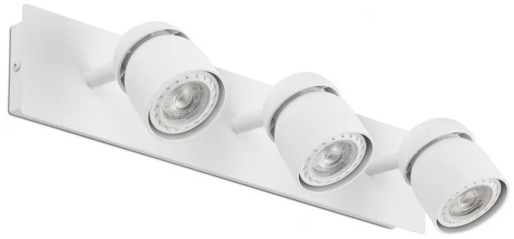 Aplica cu 3 spoturi directionabile design minimalist COCO alba