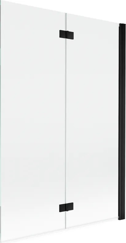 Mexen Mist paravan de duș 2-pliabil dreapta 120 x 150 cm, transparent, negru - 8A9-120-002-70-00-P