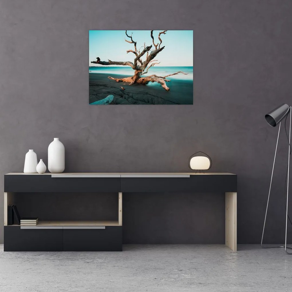 Tablou - Debarcare pe plaja (70x50 cm)