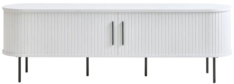 Comodă TV albă 180x56x45 cm Nola – Unique Furniture