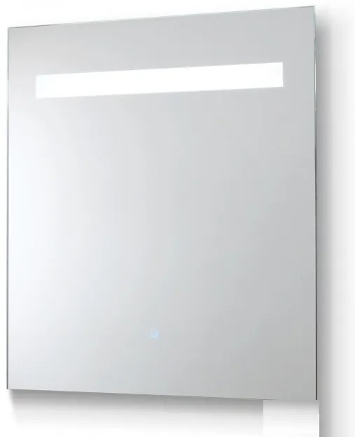 Oglinda baie cu iluminat LED dimabil, protectie IP44 Fame 60x65cm