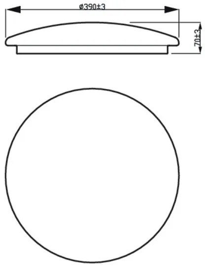 Plafonieră LED MOIRE LED/20W/230V 2700K Philips